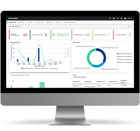 screenshot of RSA Archer Suite